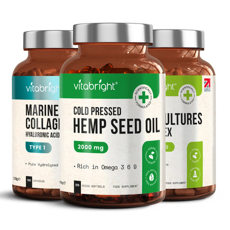 Natural Skin Care Supplement Bundle