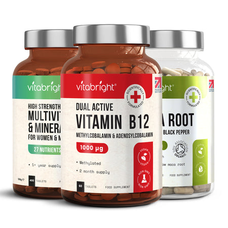 Vegan Energy Supplements Bundle