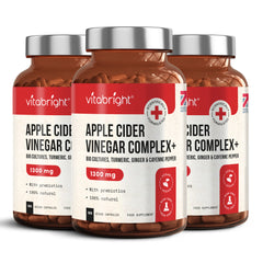 Apple Cider Vinegar Complex with Inulin, Probiotics, Turmeric, Ginger & Cayenne Pepper