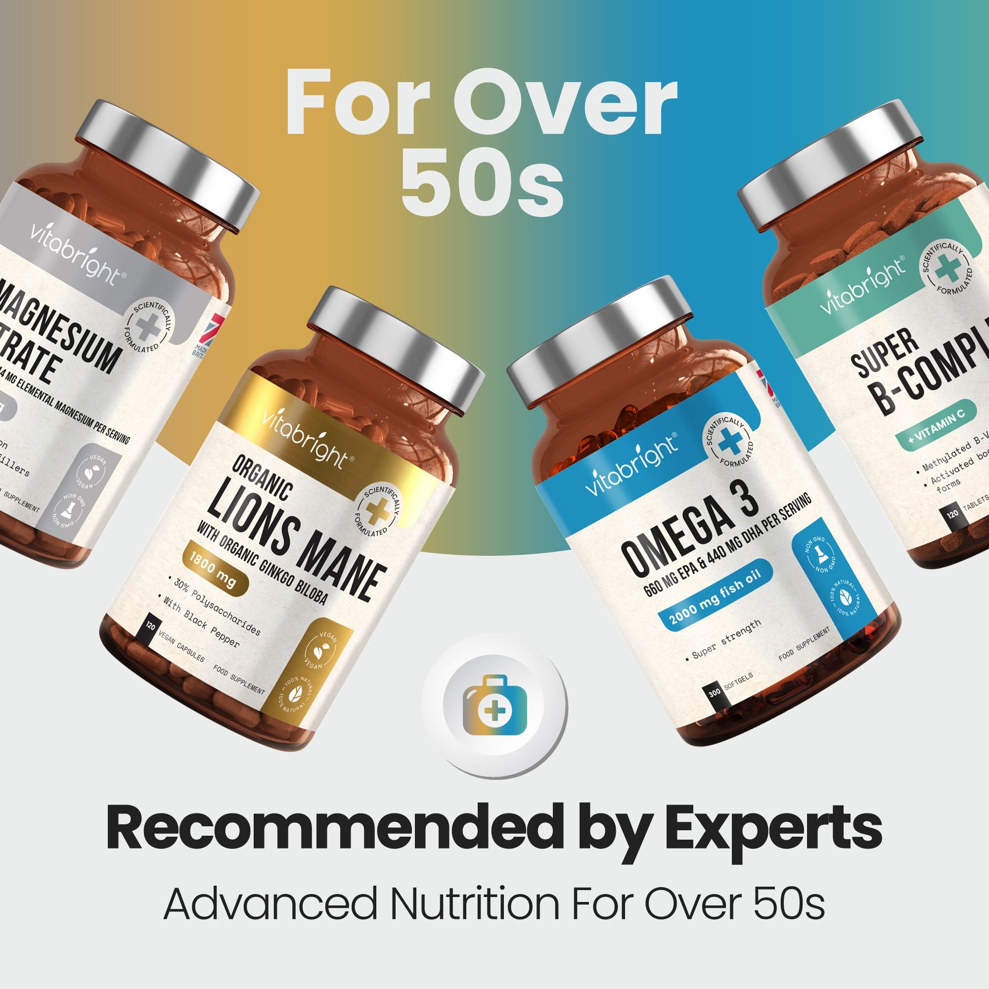Over 50s Supplements Bundle VitaBright