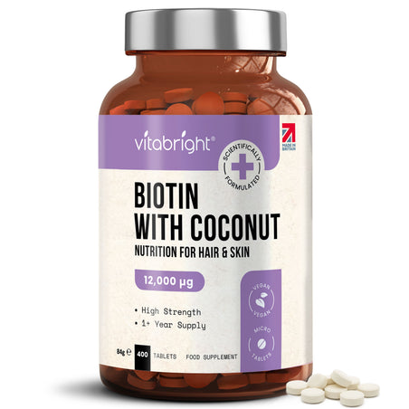 Biotin Tablets with Coconut
