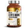 Lions Mane Mushroom Extract - 120 Organic Capsules - 3600 mg of 12:1 extract