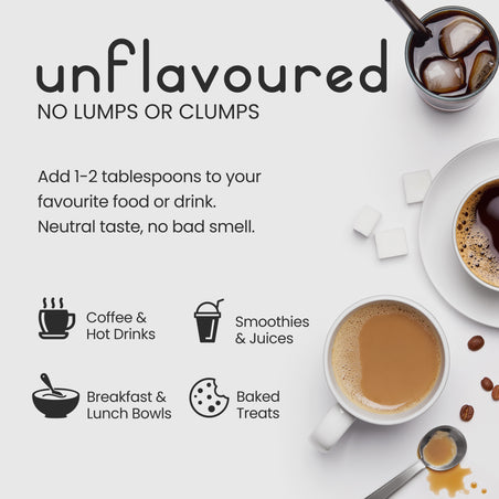 Bovine Collagen Peptides Powder 500G - 50 Servings - 100% Pure & Hydrolysed