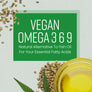 Vegan Omega 3 6 9 Capsules - Hemp Seed Oil