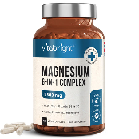 Magnesium Complex 6-in-1 Supplement with Zinc