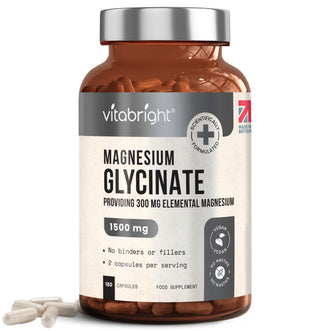 Magnesium Glycinate Tablets in Vegan Capsules