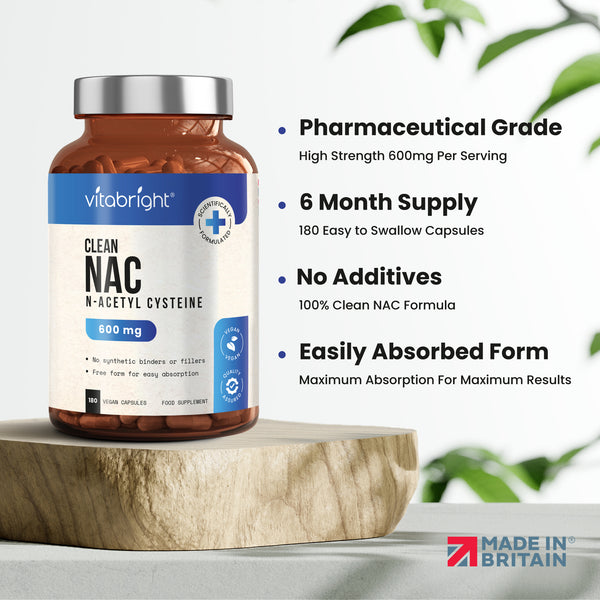 VitaBright NAC Supplement (N-Acetyl-Cysteine) VitaBright NAC Supplement (N-Acetyl-Cysteine)
