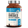 Vitabright Omega 3 supplement bottle on a white background_v:1 Bottle - 300 Softgels_en