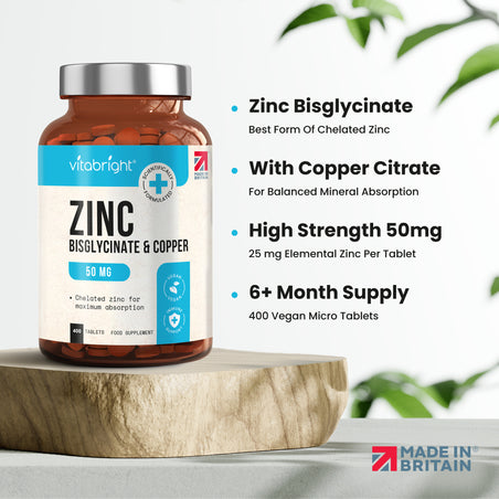 Zinc Bisglycinate Tablets with Copper