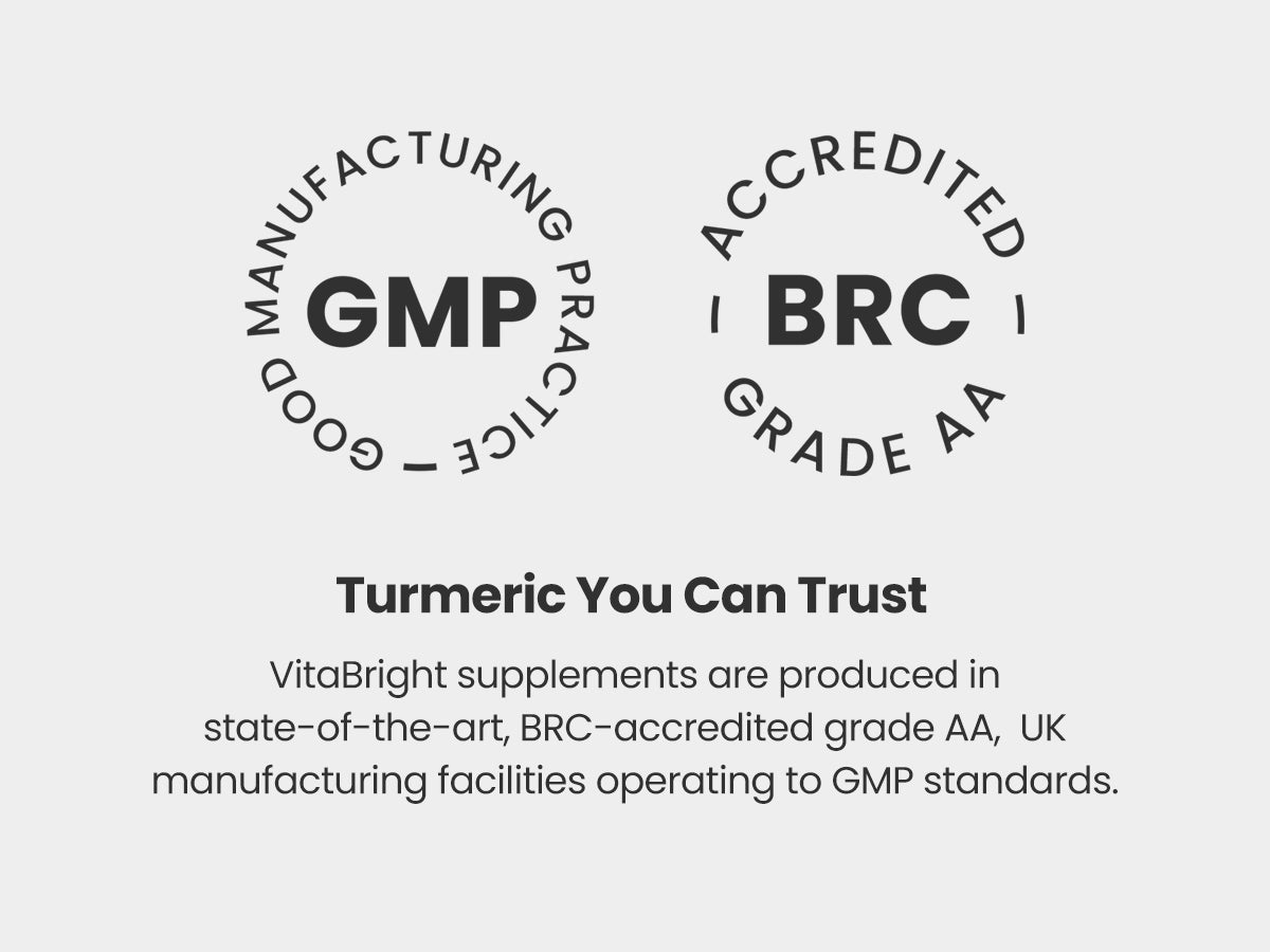 Organic Turmeric Curcumin 1440mg with Organic Black Pepper & Organic