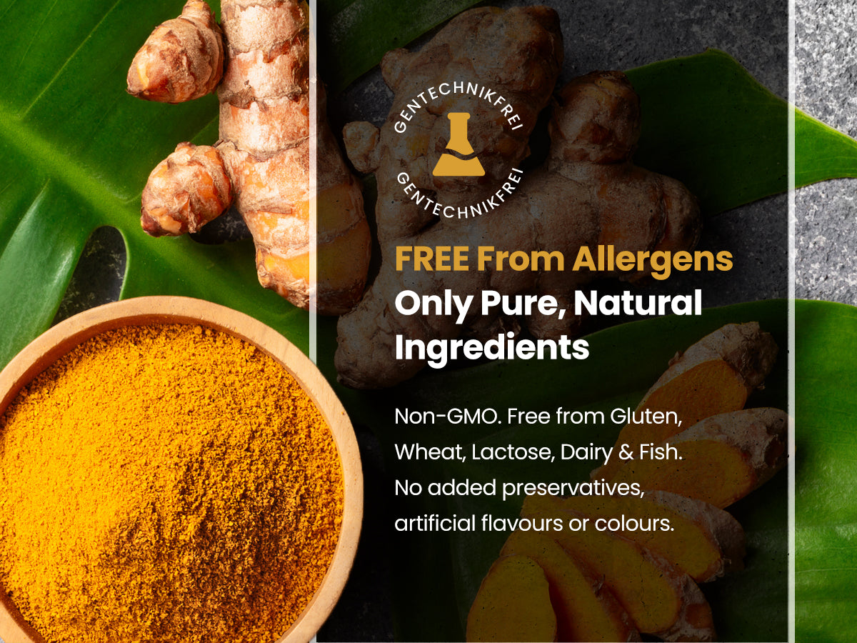 Organic Turmeric Curcumin 1440mg with Organic Black Pepper & Organic