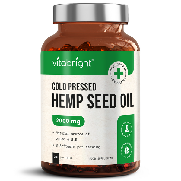 Hemp Seed Oil - 2000mg - 210 Softgels